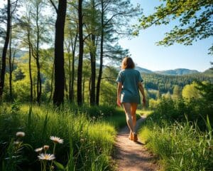 caminar en la naturaleza