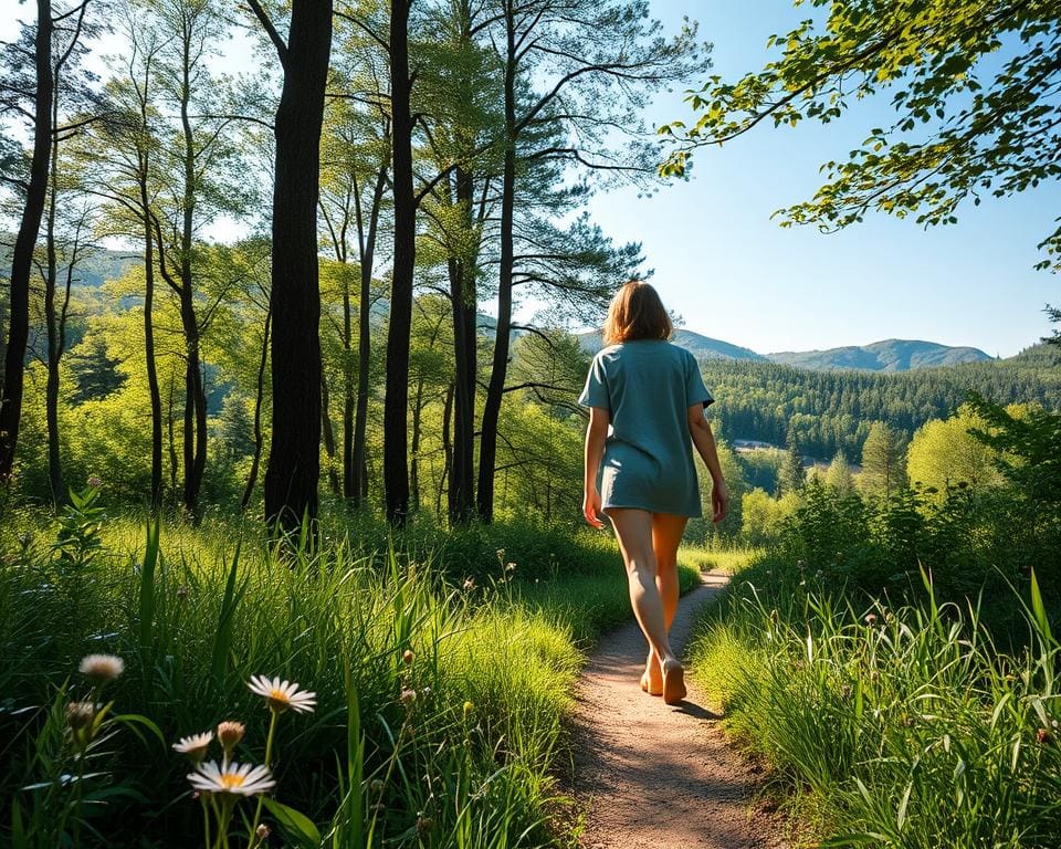 caminar en la naturaleza
