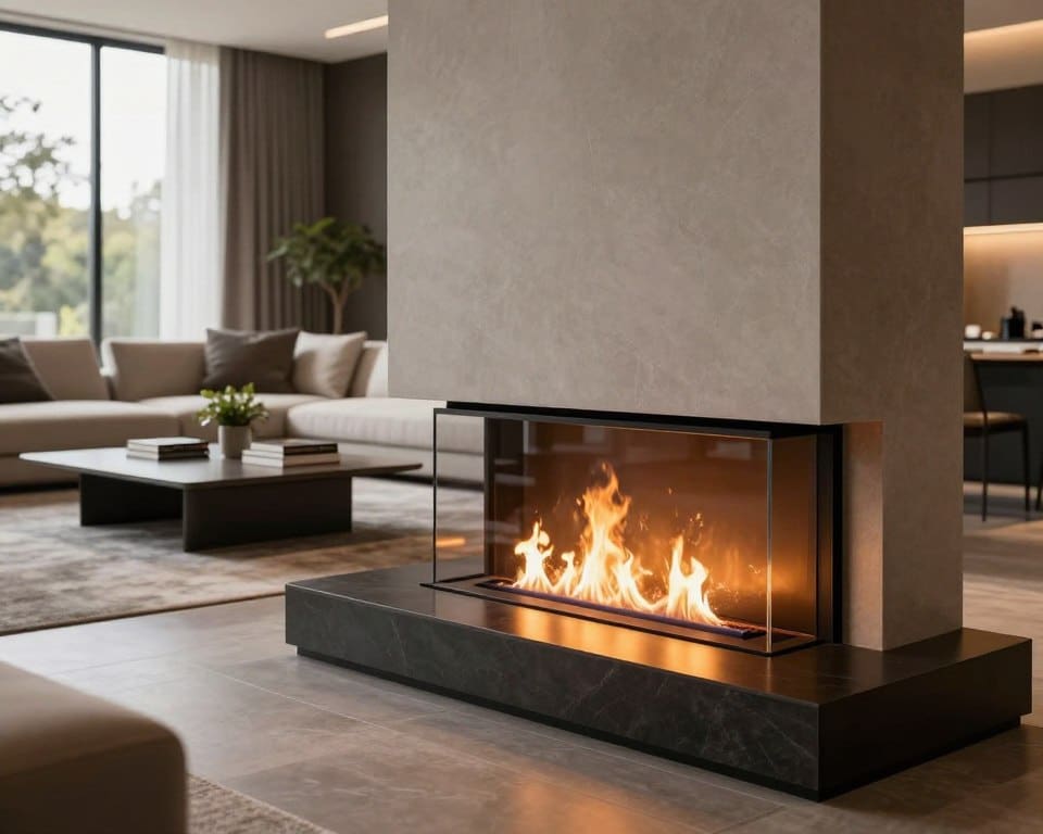 chimenea moderna