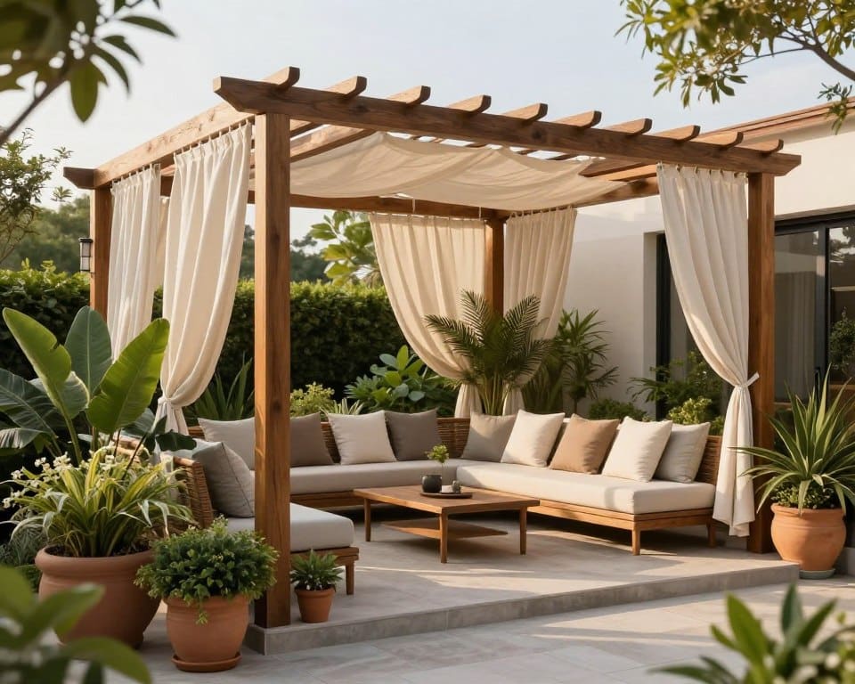 pérgola para terraza