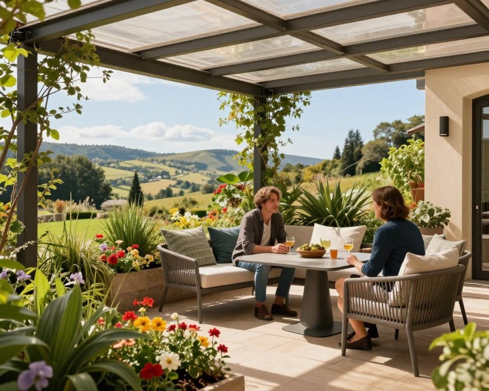 terraza cubierta