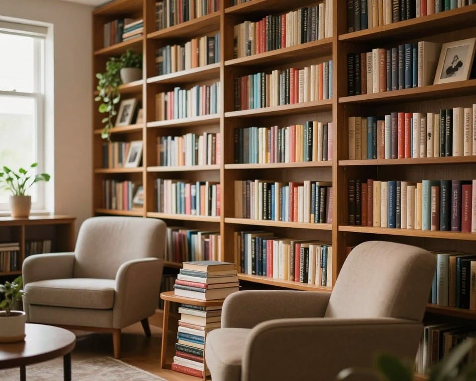 biblioteca en casa